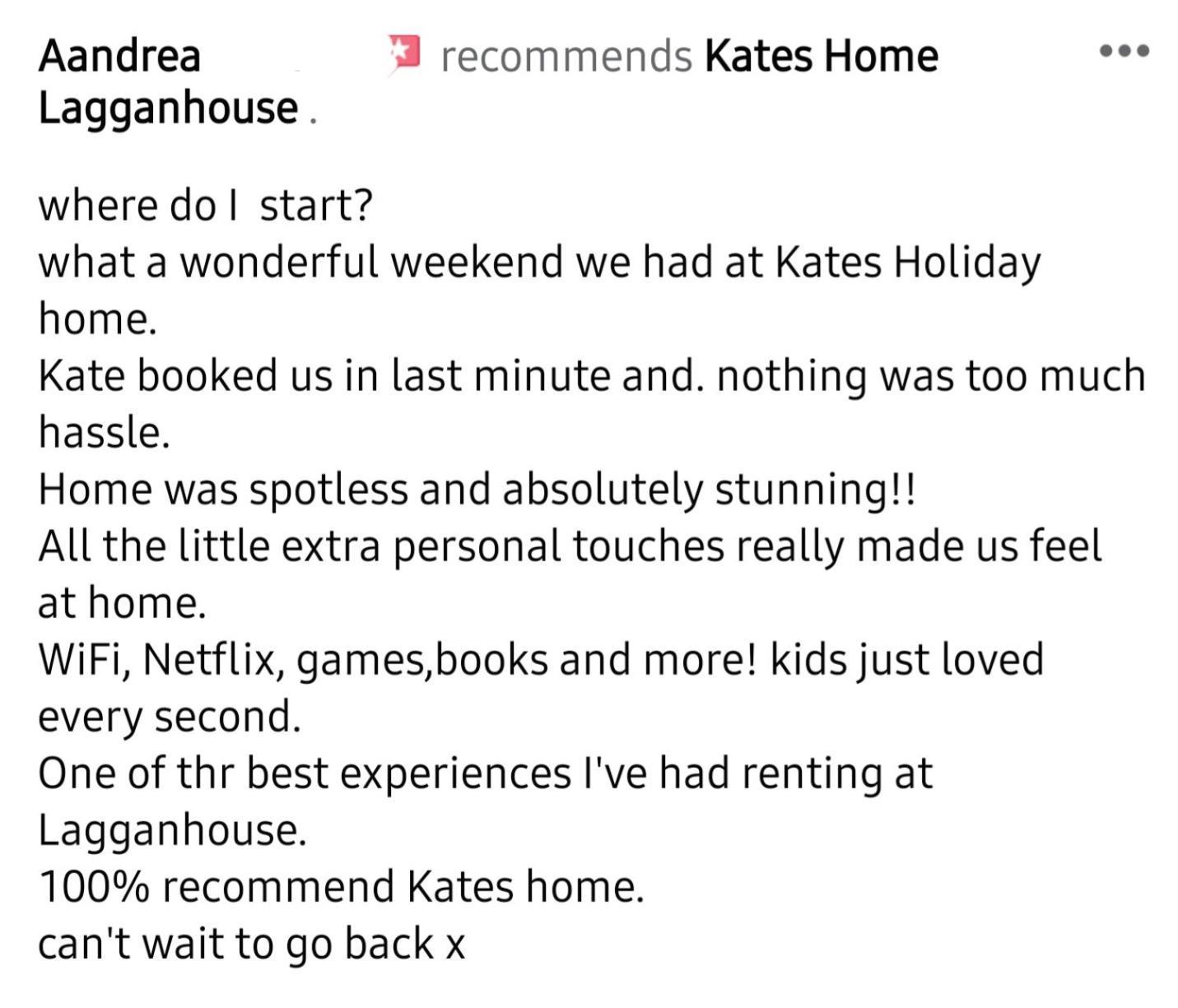 Kates Home Lagganhouse Woodland Way 19 Ballantrae Exteriér fotografie